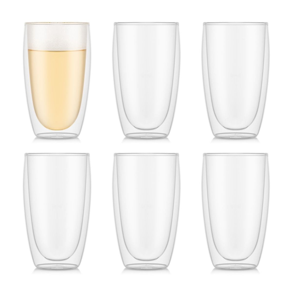 PAVINA® 4560-12 — Doppelwandige Gläser · 0,45 l — Vergleich nach nachprüfbaren Unterschieden — Belegsignale